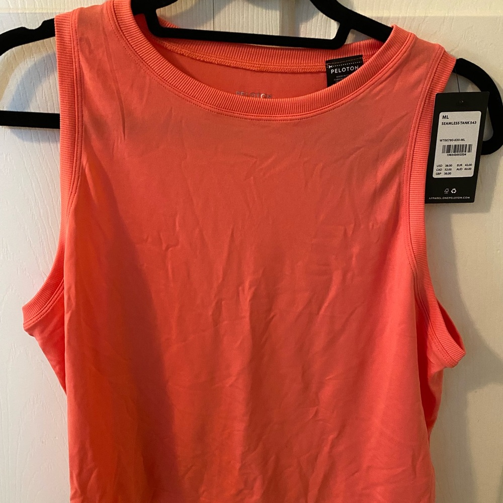 Peloton Coral Seamless Muscle Tank